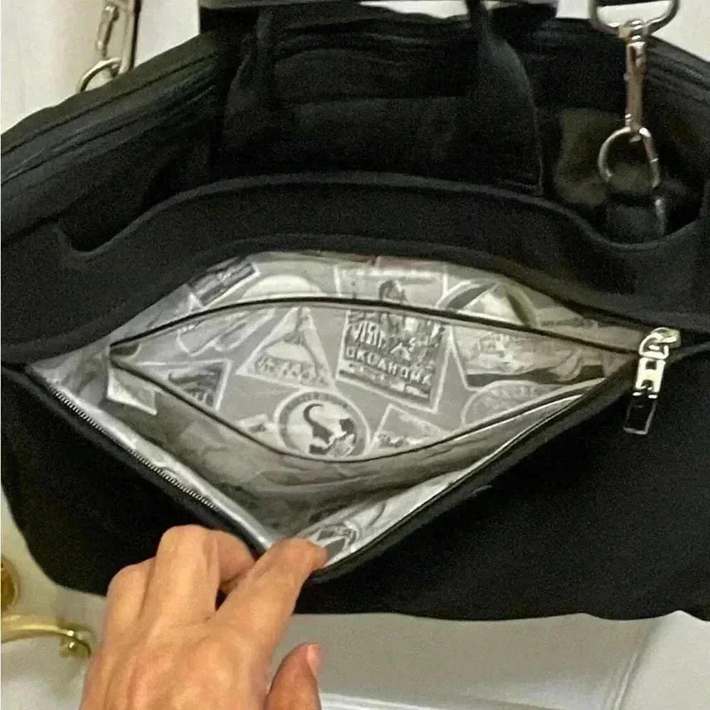 Hobo laptop, backpack,,lightweight, leather straps,handle lots of space